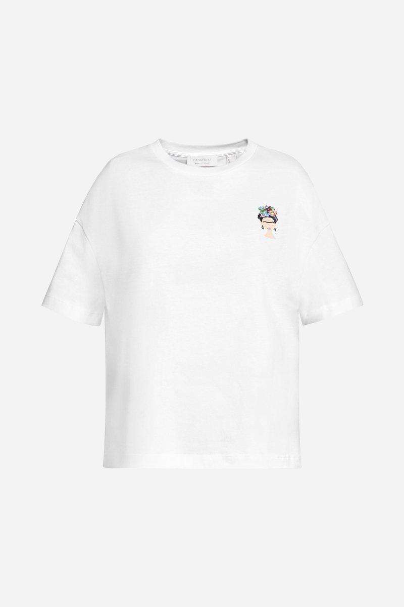 Eich & Royal T-Shirt mit Frida Kahlo-Applikation Nur für heute