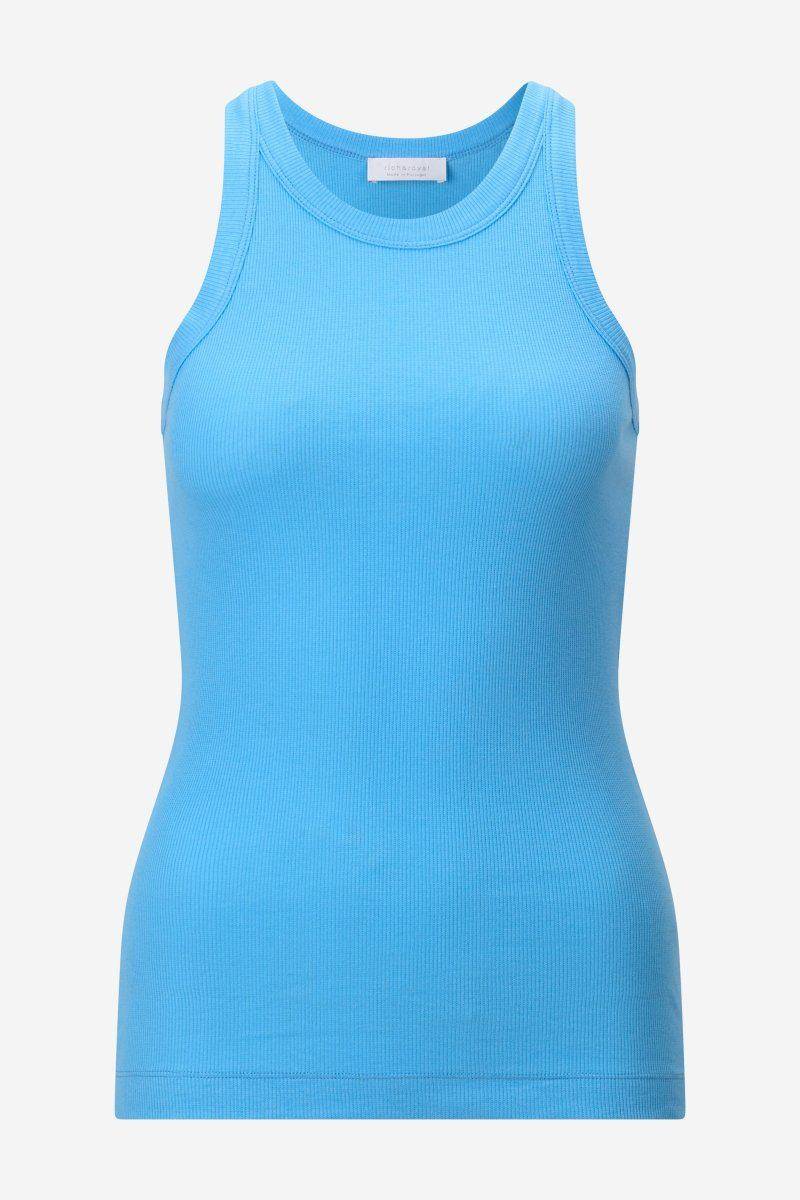 Eich & Royal Figurbetontes Rib-Top in Cruise Blue Nur noch ein Tag übrig