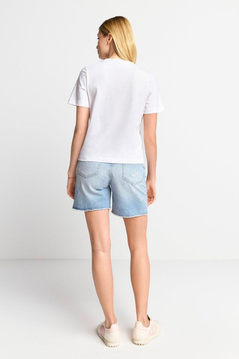 Eich & Royal T-Shirt mit strassverziertem Print Speichern exportieren