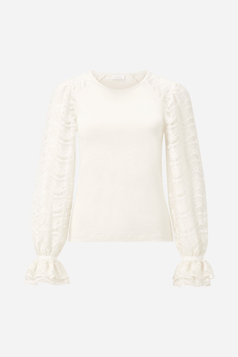 Eich & Royal Longsleeve mit Spitzenärmeln Fabrikverkauf
