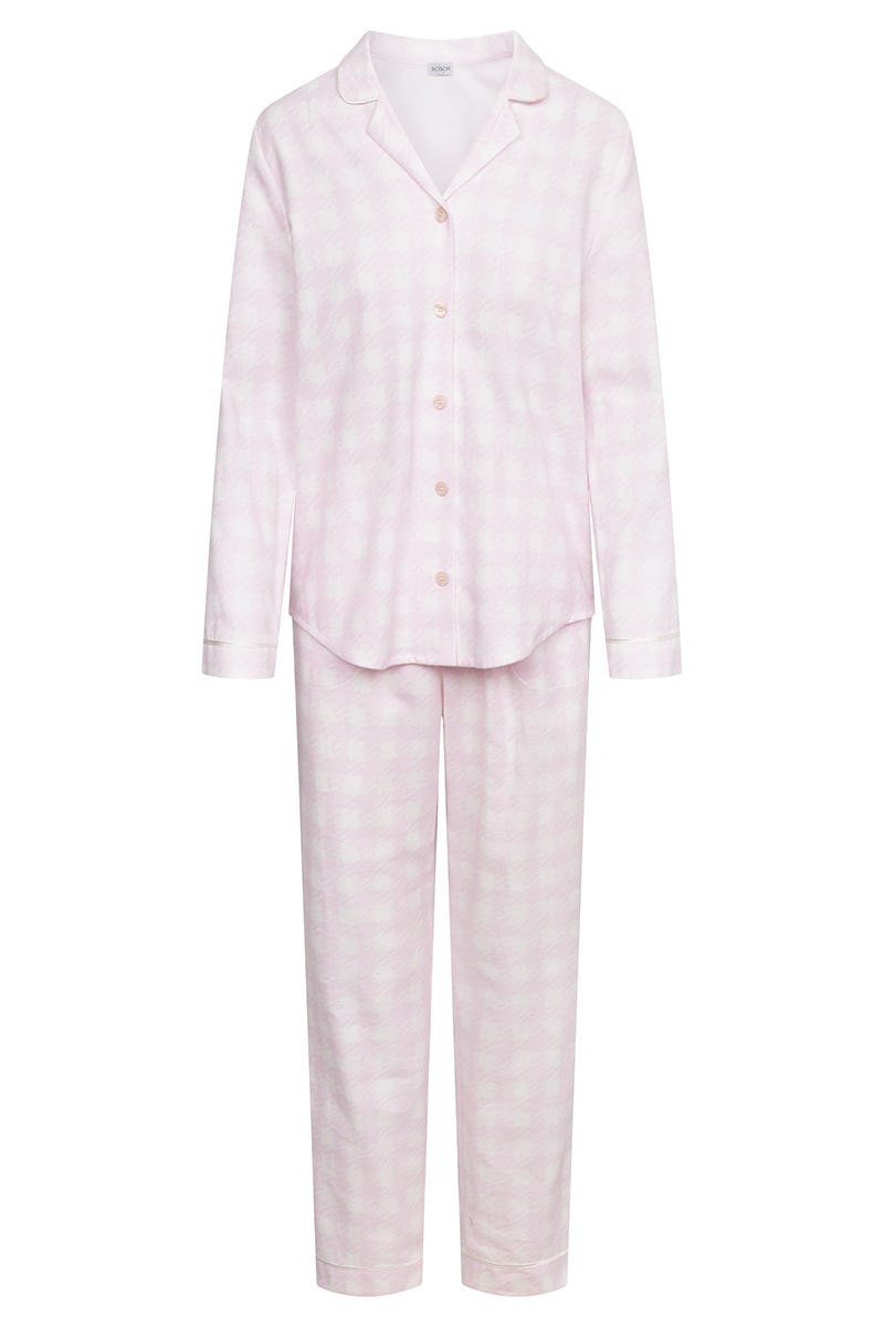 Rösch Pyjama im Karo-Druck aus Flanell 100% Baumwolle Weihnachtsangebot