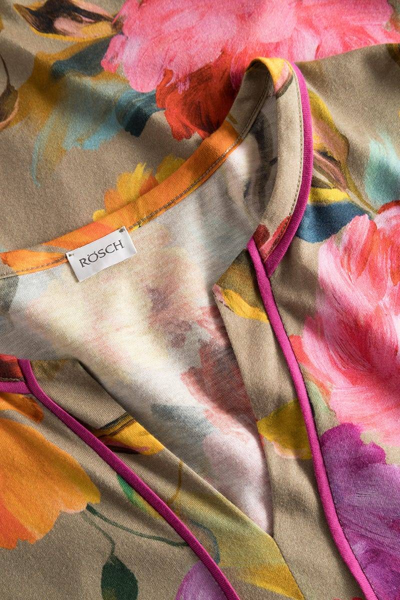 Rösch Nachthemd im Aquarell-Blüten-Druck Baumwolle/Modal Valentinstagsangebot