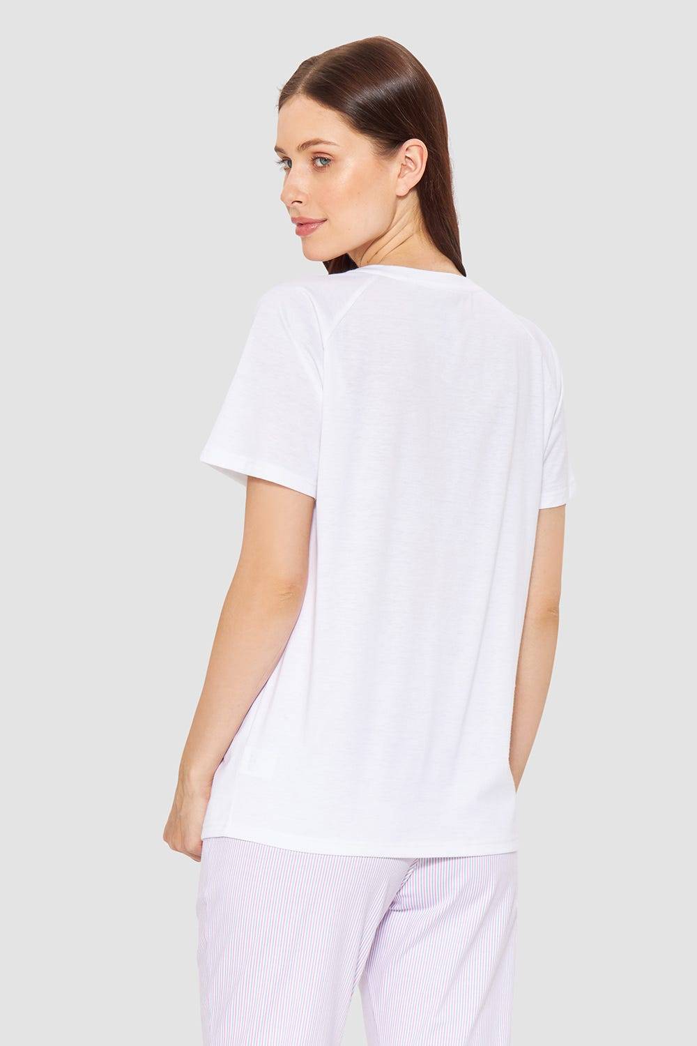 Rösch Pyjamashirt mit Motivdruck Hase 100% Baumwolle Bis zu 55% Rabatt