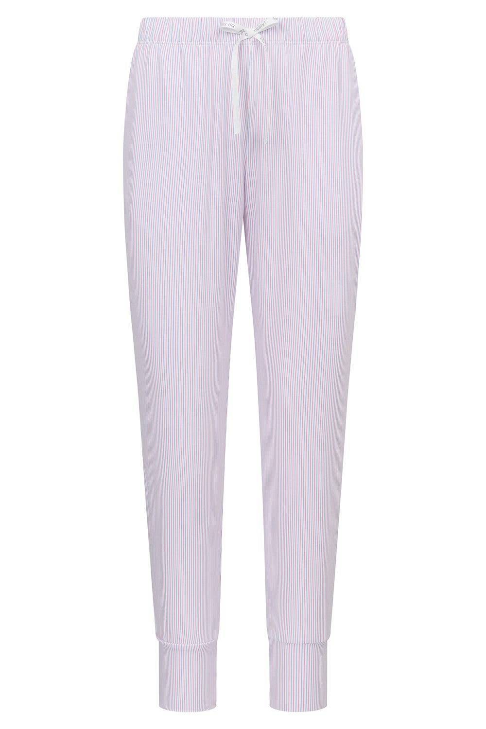 Rösch 7/8-Hose im Streifendruck Rosa-Blau Baumwolle/Elasthan Nur noch ein Tag übrig