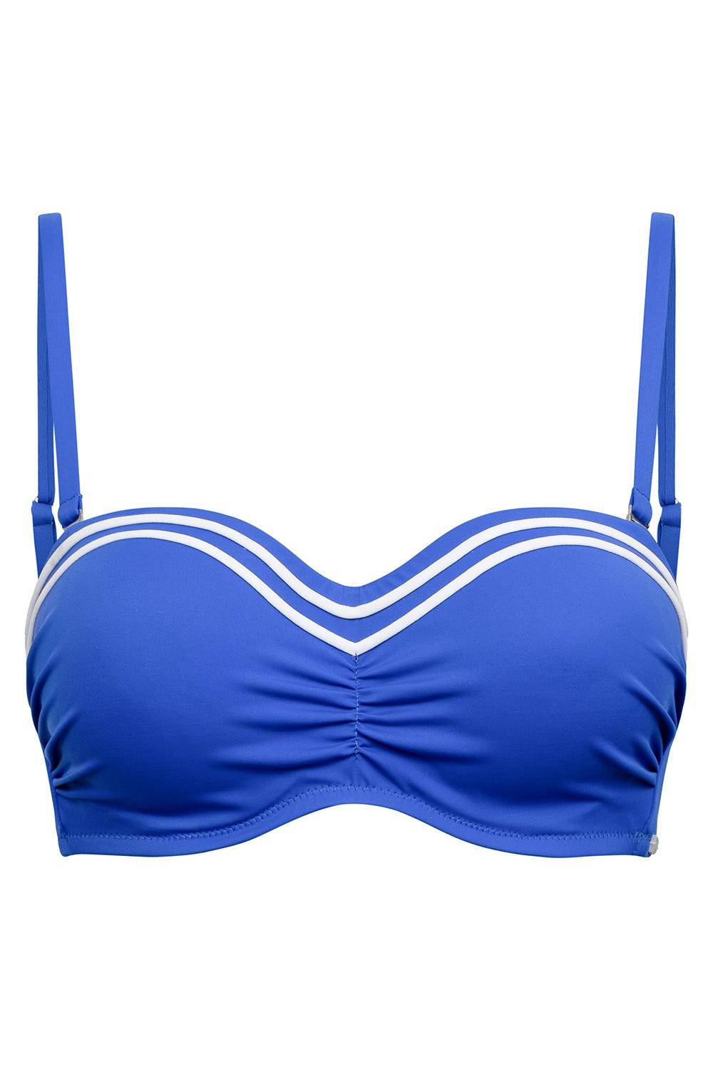 Rösch Bikini-Oberteil mit Streifendetails Neon-Blau Versandkostenfrei