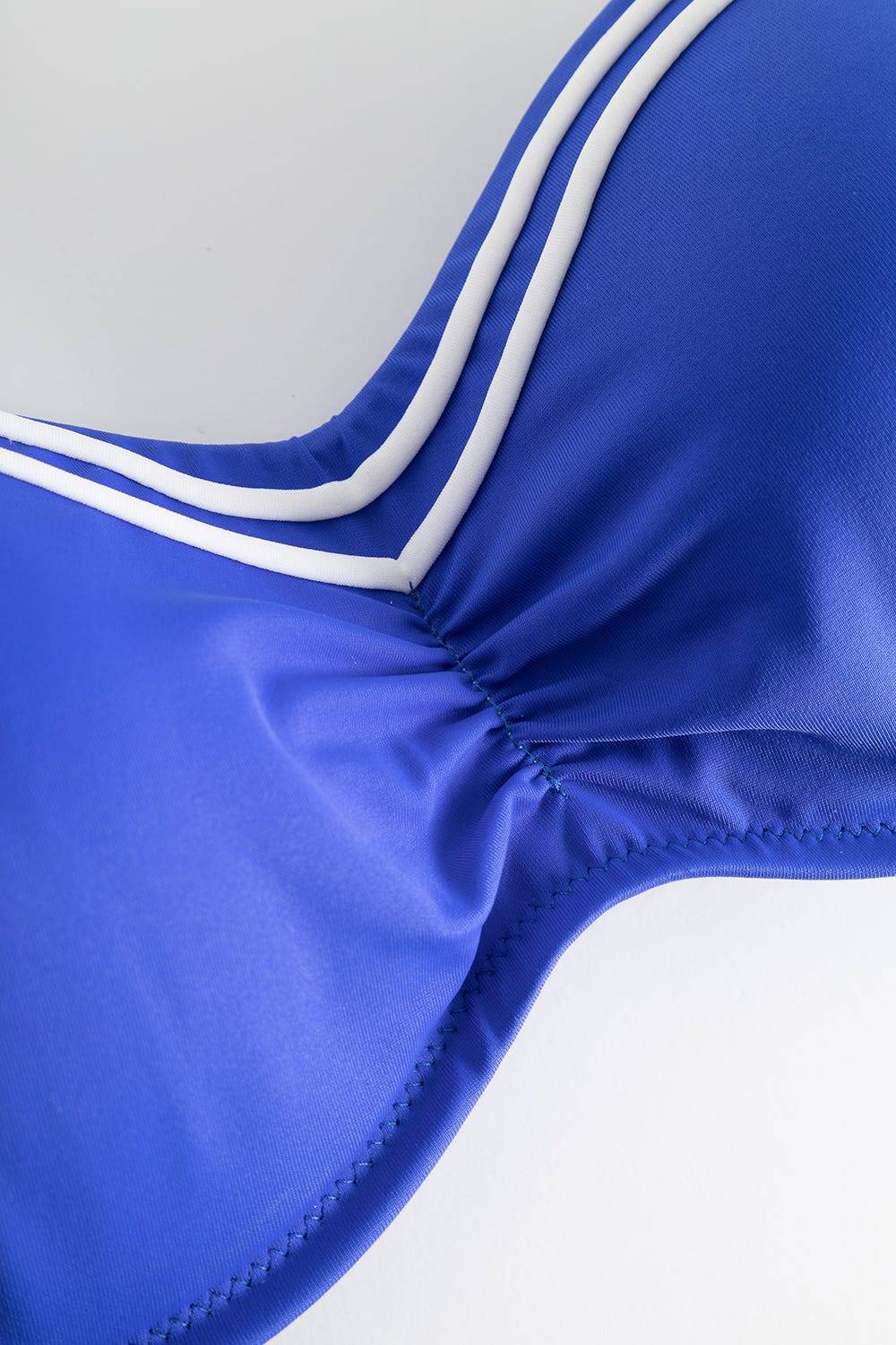 Rösch Bikini-Oberteil mit Streifendetails Neon-Blau Versandkostenfrei
