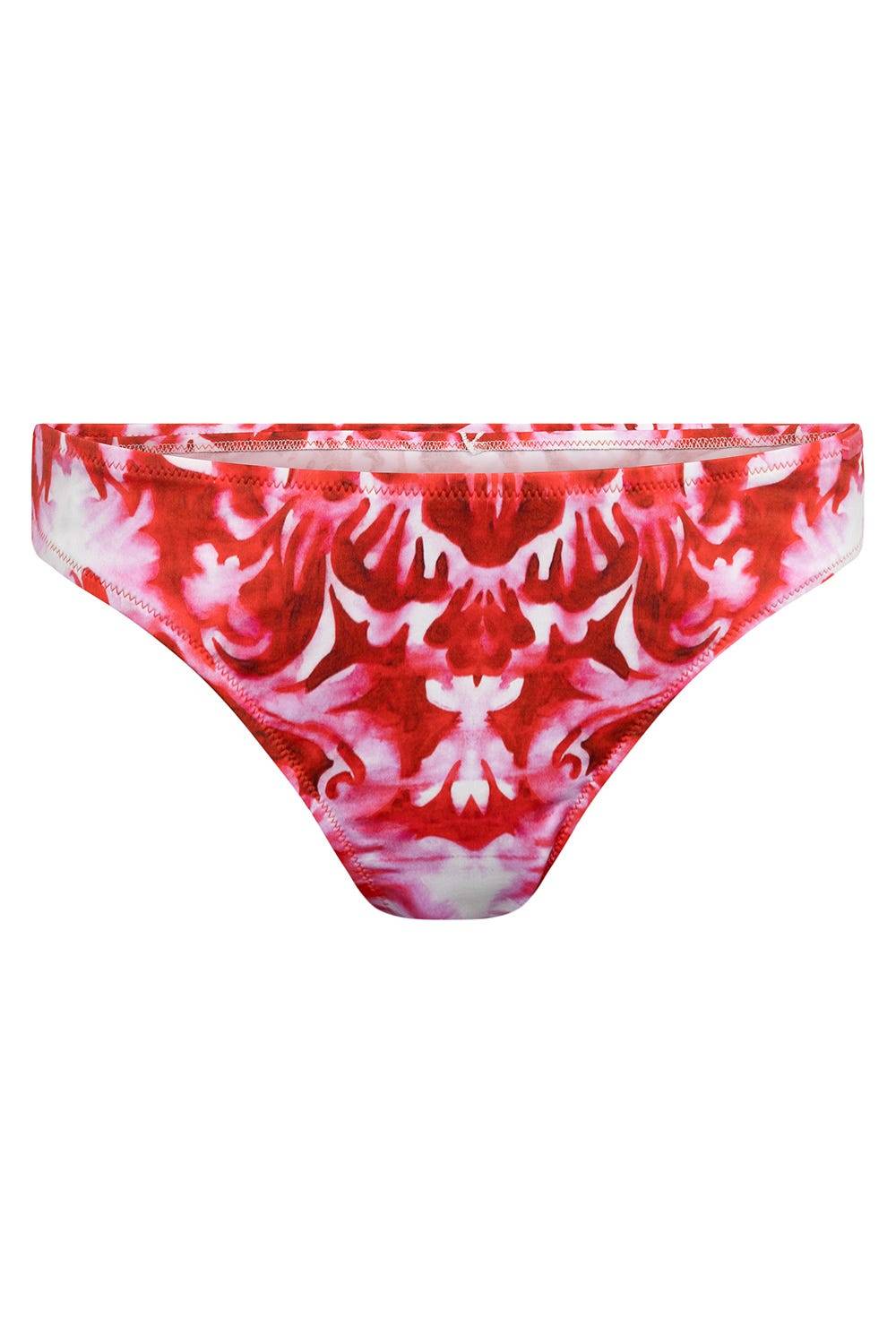 Rösch Bikini-Hose Neckholder im Ornament-Druck Rot-Weiß Saisonschlussverkauf