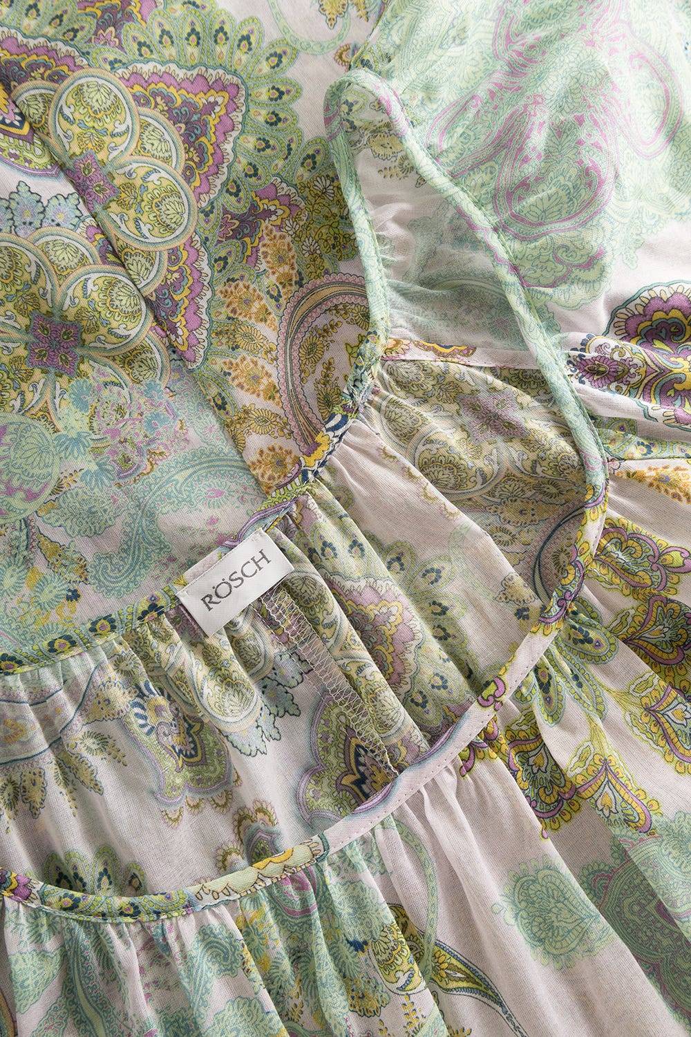 Rösch Nachthemd im Paisley-Druck Voile 100% Baumwolle Blitzangebot