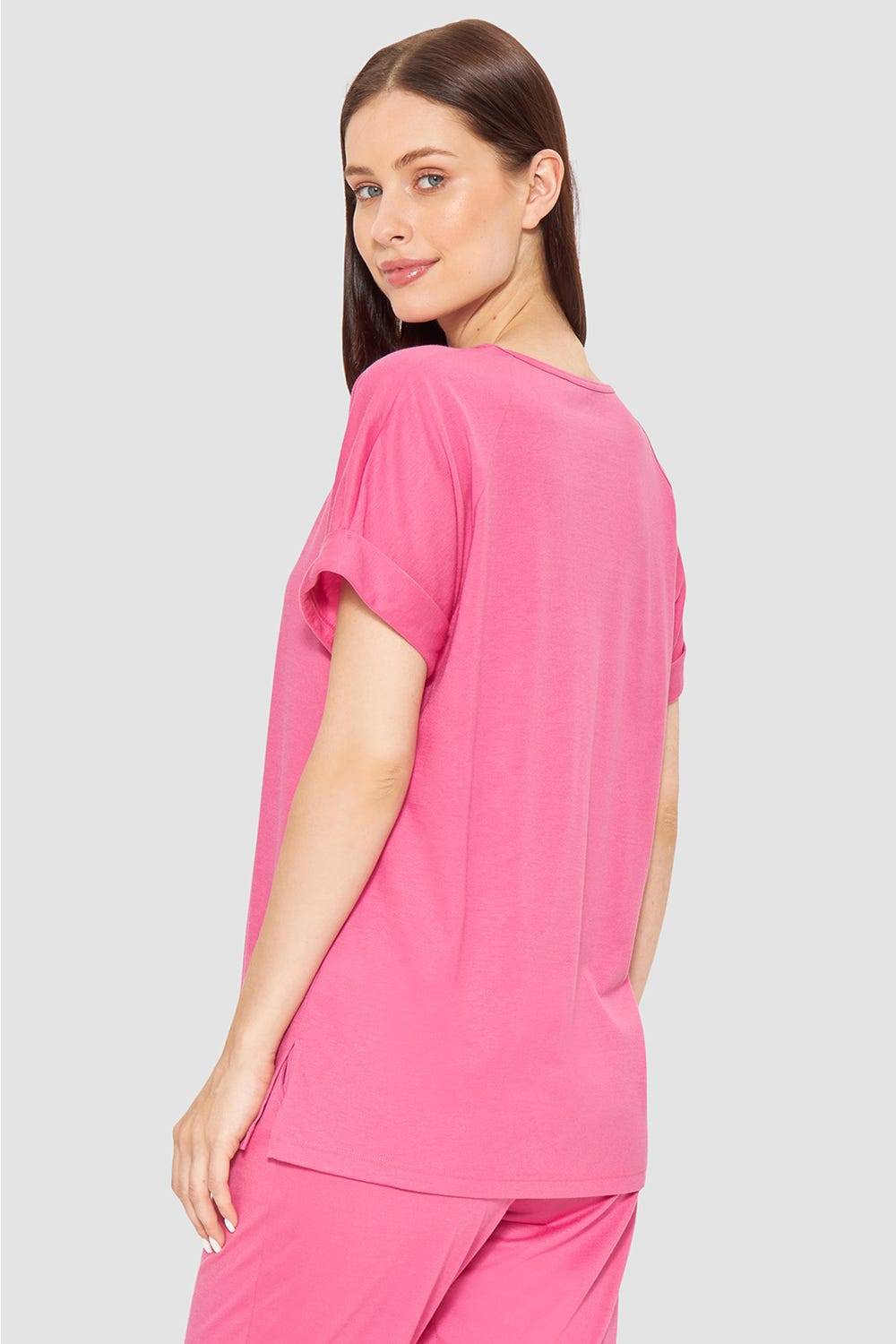 Rösch T-Shirt mit überschnittenen Ärmeln sportiv Baumwolle/Modal Bestseller