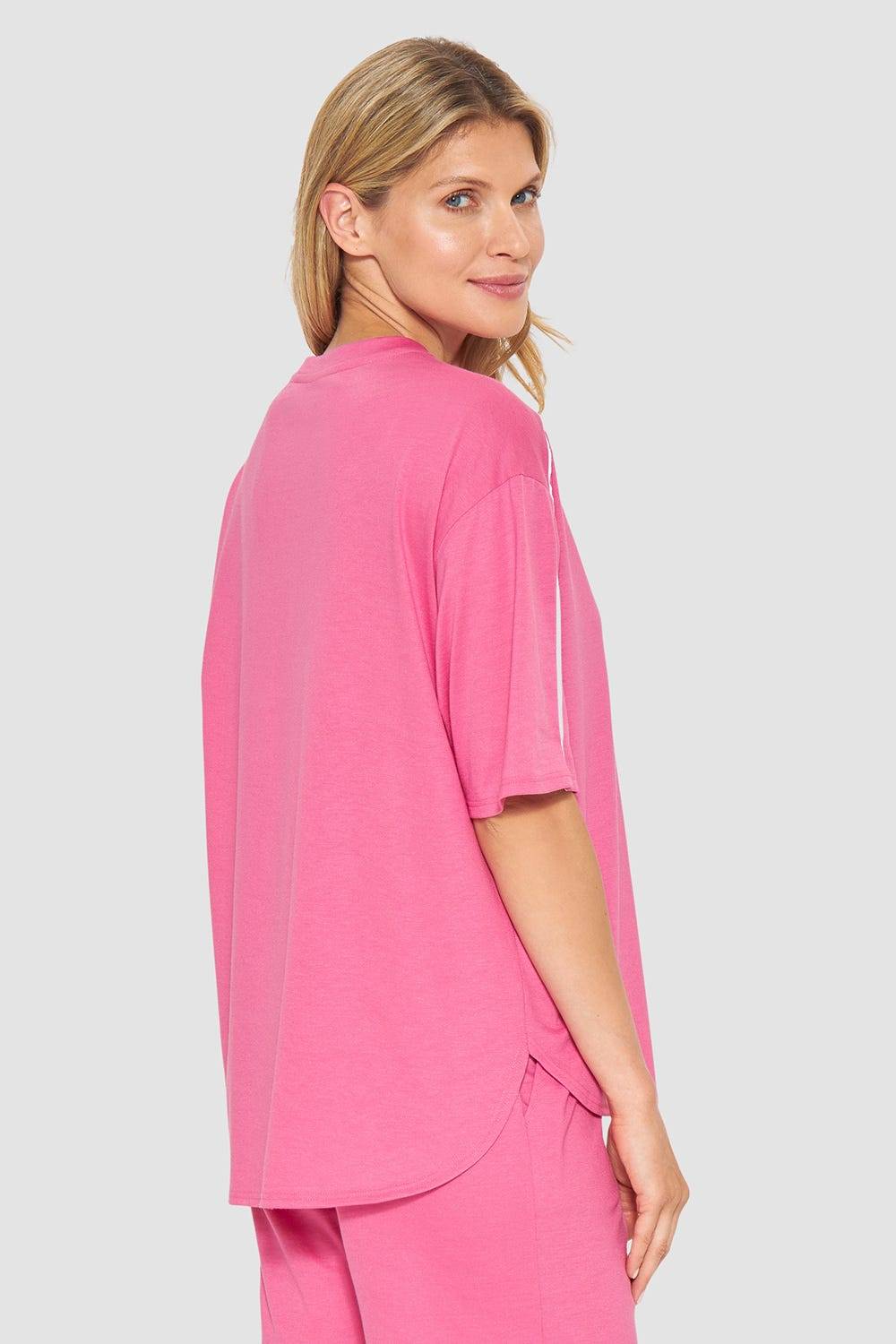 Rösch T-Shirt mit sportiven Paspeln Baumwolle/Modal Saisonale Angebote
