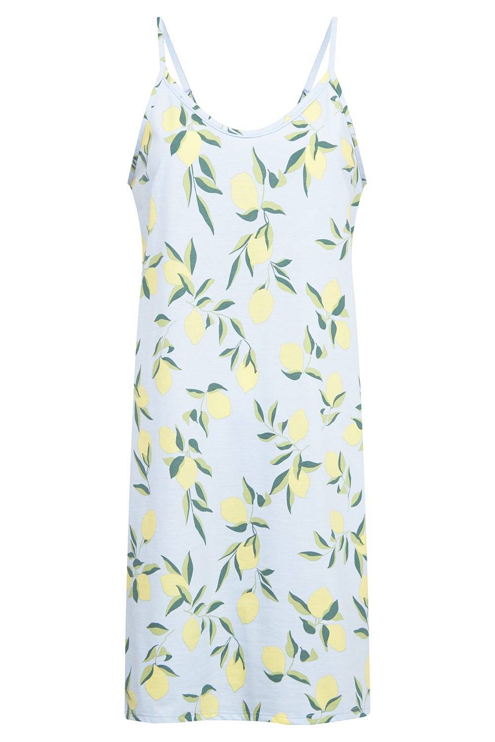 Rösch Trägerkleid im Zitronendruck sommerlich 100% Baumwolle Super Sparpreis