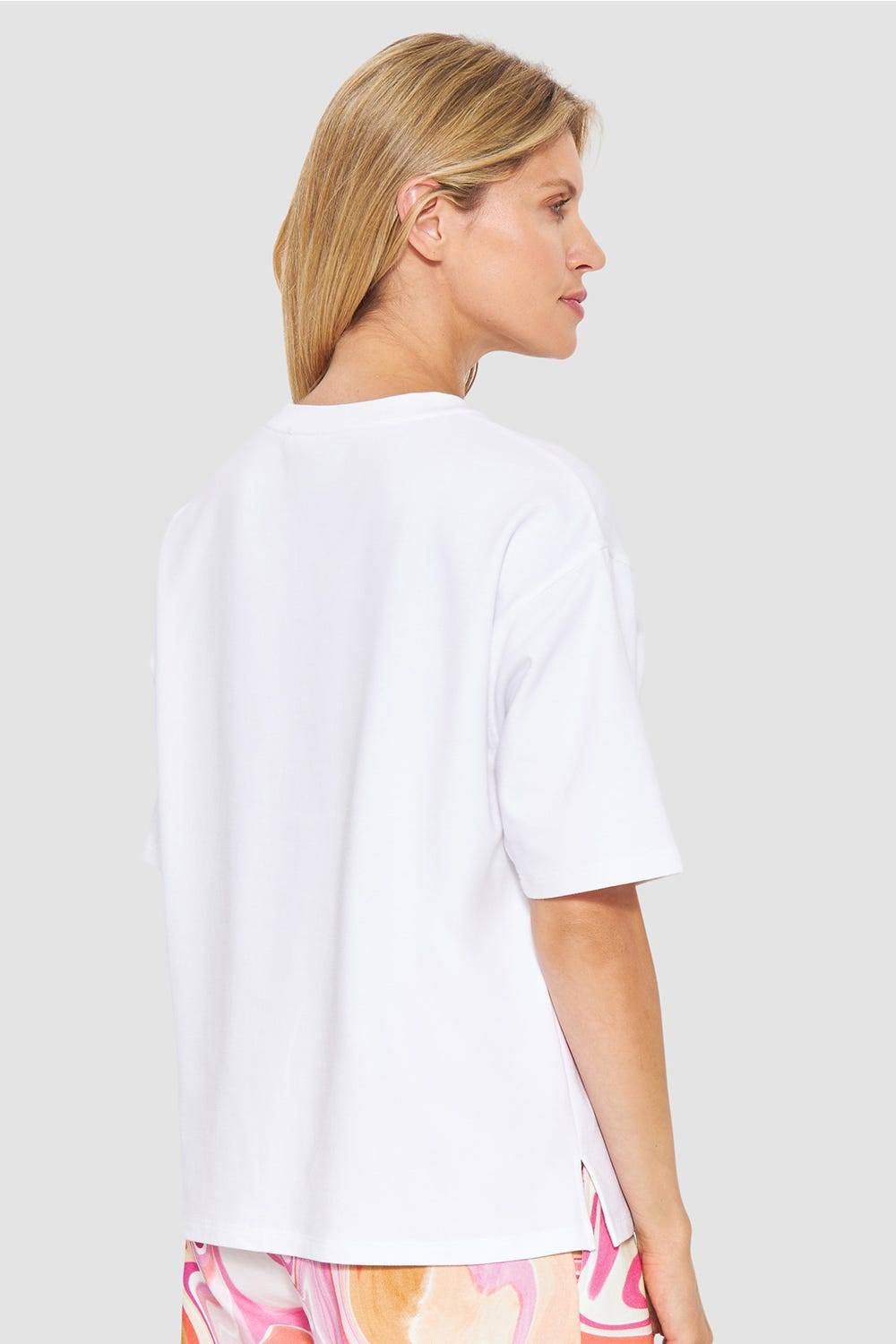 Rösch Sweatshirt in Weiß kastenförmig Baumwolle/Elasthan Bis zu 55% Rabatt