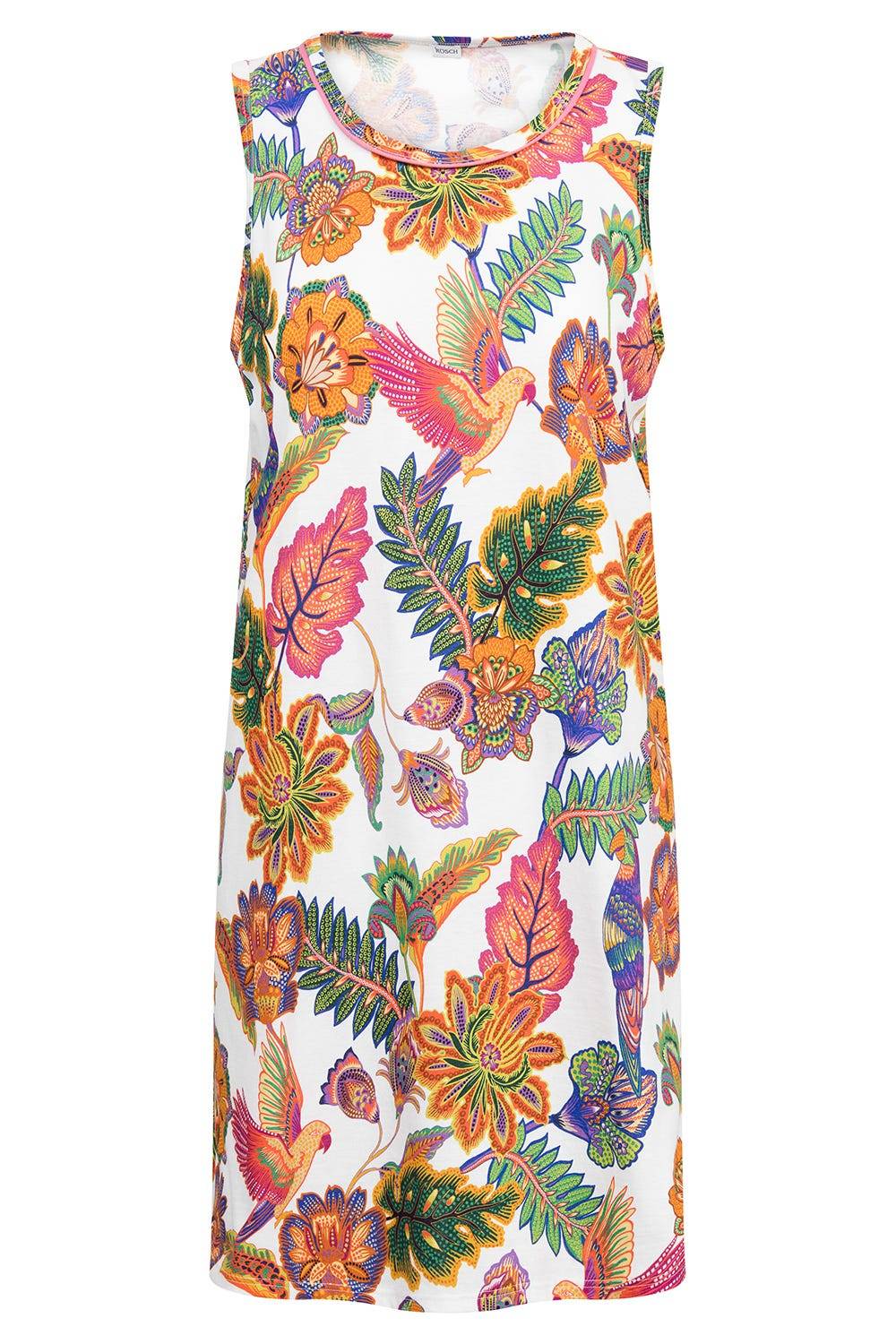 Rösch Nachthemd Ärmellos mit Blumenprint exotisch Baumwolle/Modal Angebote