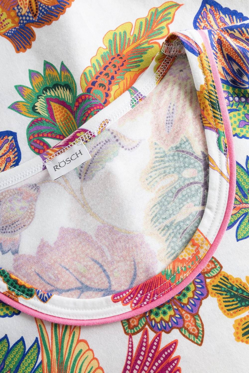 Rösch Pyjama mit Blumenprint exotisch Baumwolle/Modal im Angebot
