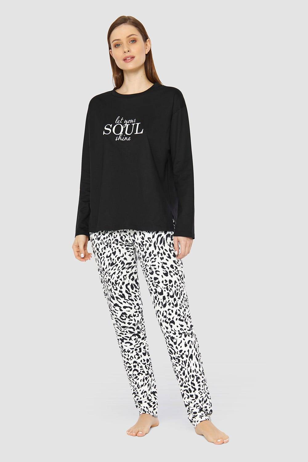 Rösch Shirt mit Schriftzug &quot;let your soul shine&quot; 100% Baumwolle Online Shopping
