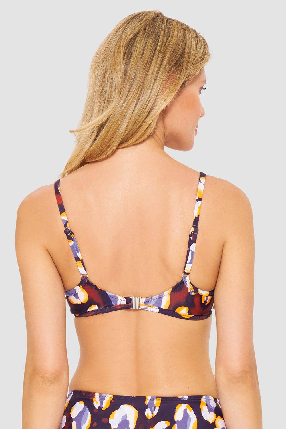 Rösch Bikini-Oberteil im Tupfendruck Modern Leo Wickeloptik Bestseller