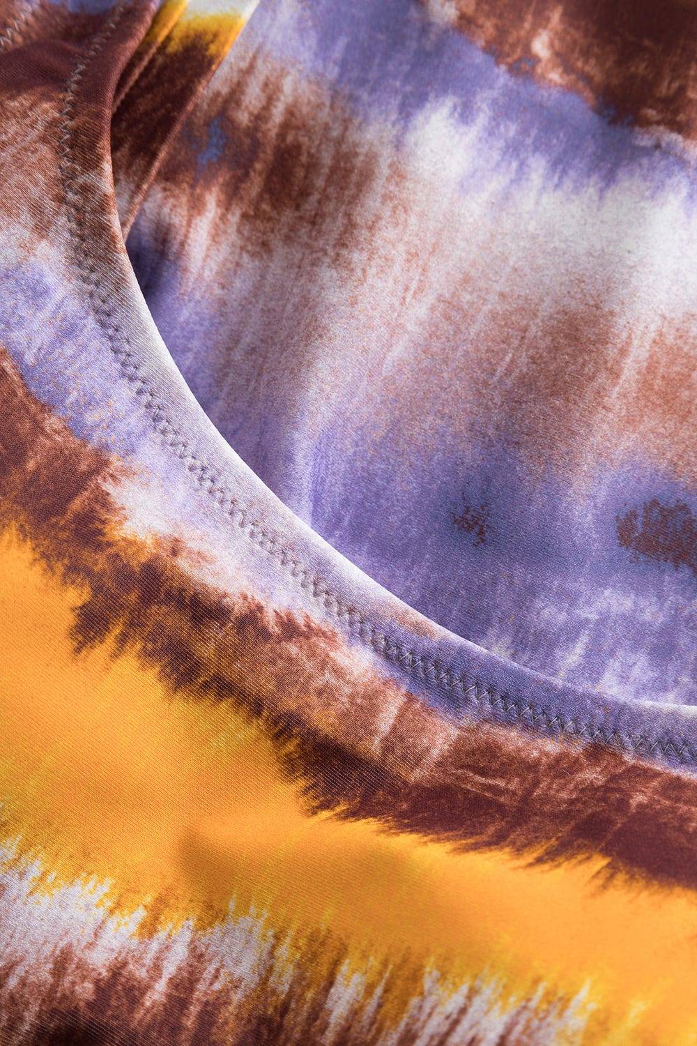 Rösch Badeanzug im Batikdruck moderne Streifen Super Sparpreis