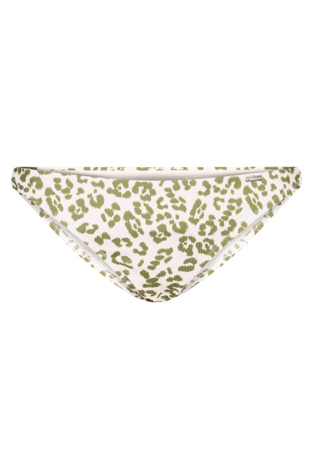 Rösch Bikini Hose im Leo-Druck Grün-Weiß Rippstruktur Animalprint Mix und Match Lycra Bis zu 55% Rabatt