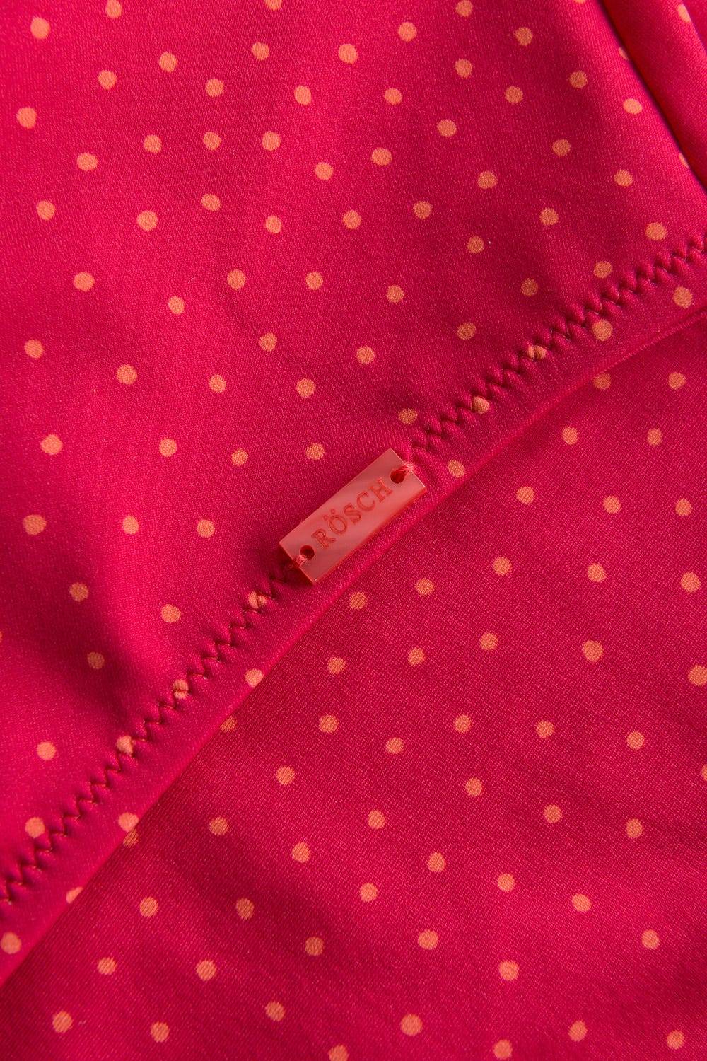 Rösch Badeanzug im pinken Mini-Tupfen-Druck recyceltes Polyamid/Elasthan Fabrikladen