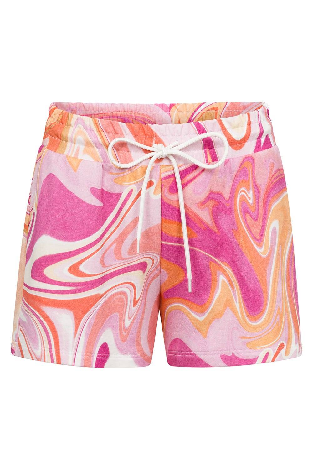 Rösch Sweat Shorts im Batikdruck Baumwolle/Elasthan Fabrik Onlineshop
