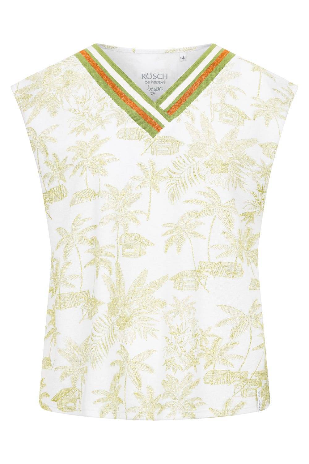 Rösch Frottee-Shirt im Palmenprint Baumwolle/Polyester Sonderangebot