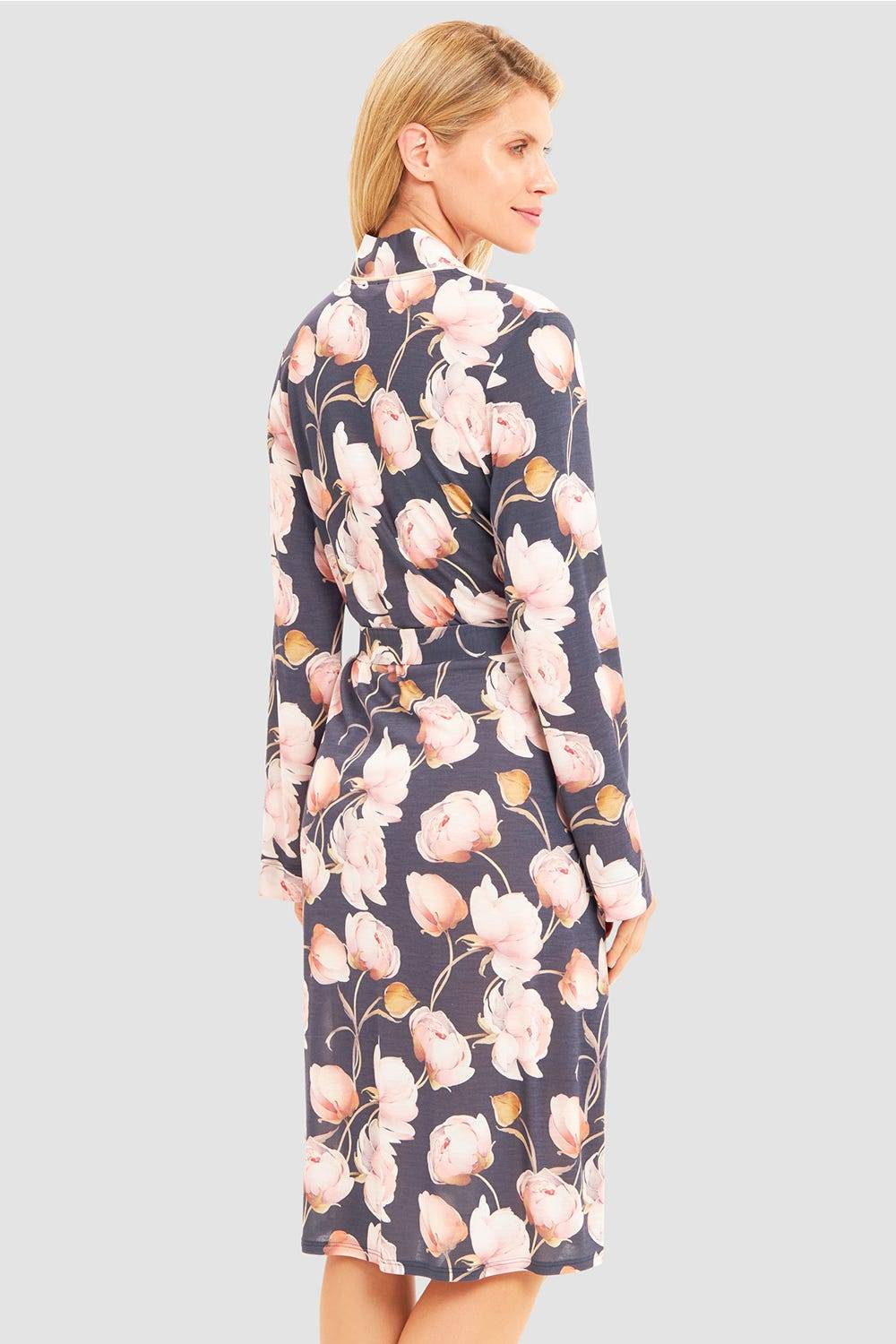Rösch Morgenmantel im floralen Druck romantisch 100% Modal Flash Sale
