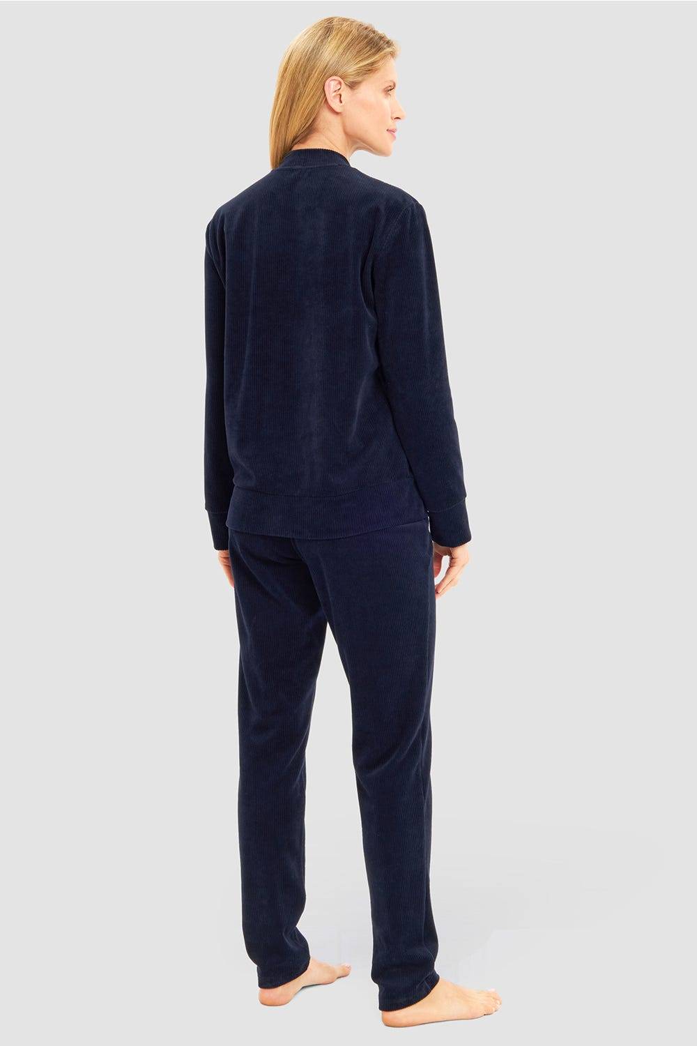 Rösch Hausanzug in Nachtblau aus Cord Baumwolle/Polyester Begrenztes Angebot