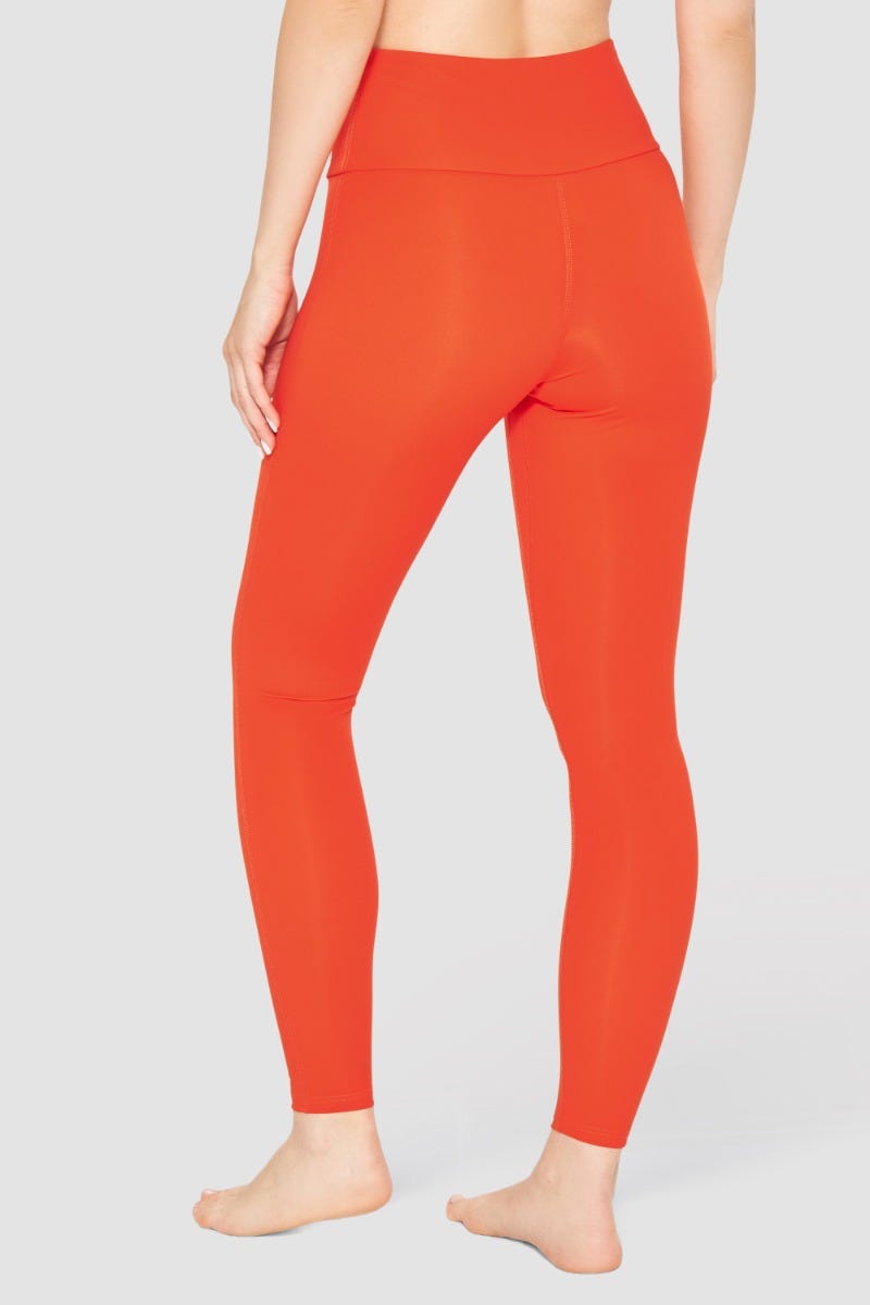 Rösch Y.U Yoga Leggings in Orange Sport Mix &amp; Match recycled Polyamid/Elasthan Cyber Monday