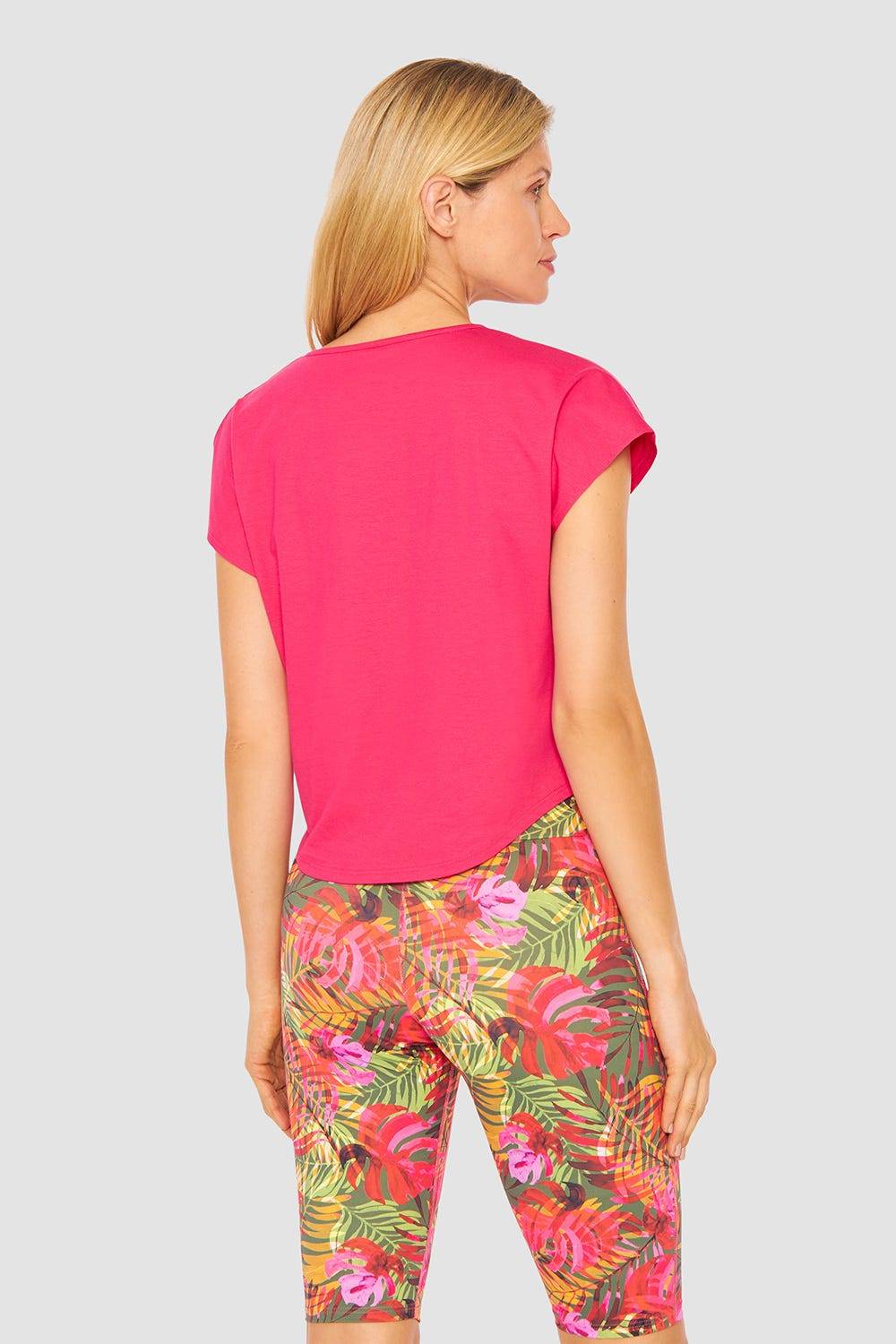 Rösch Y.U Yoga Shirt mit Knoten Loungewear Sport Mix &amp; Match Baumwolle/ Elasthan Vatertagsangebot