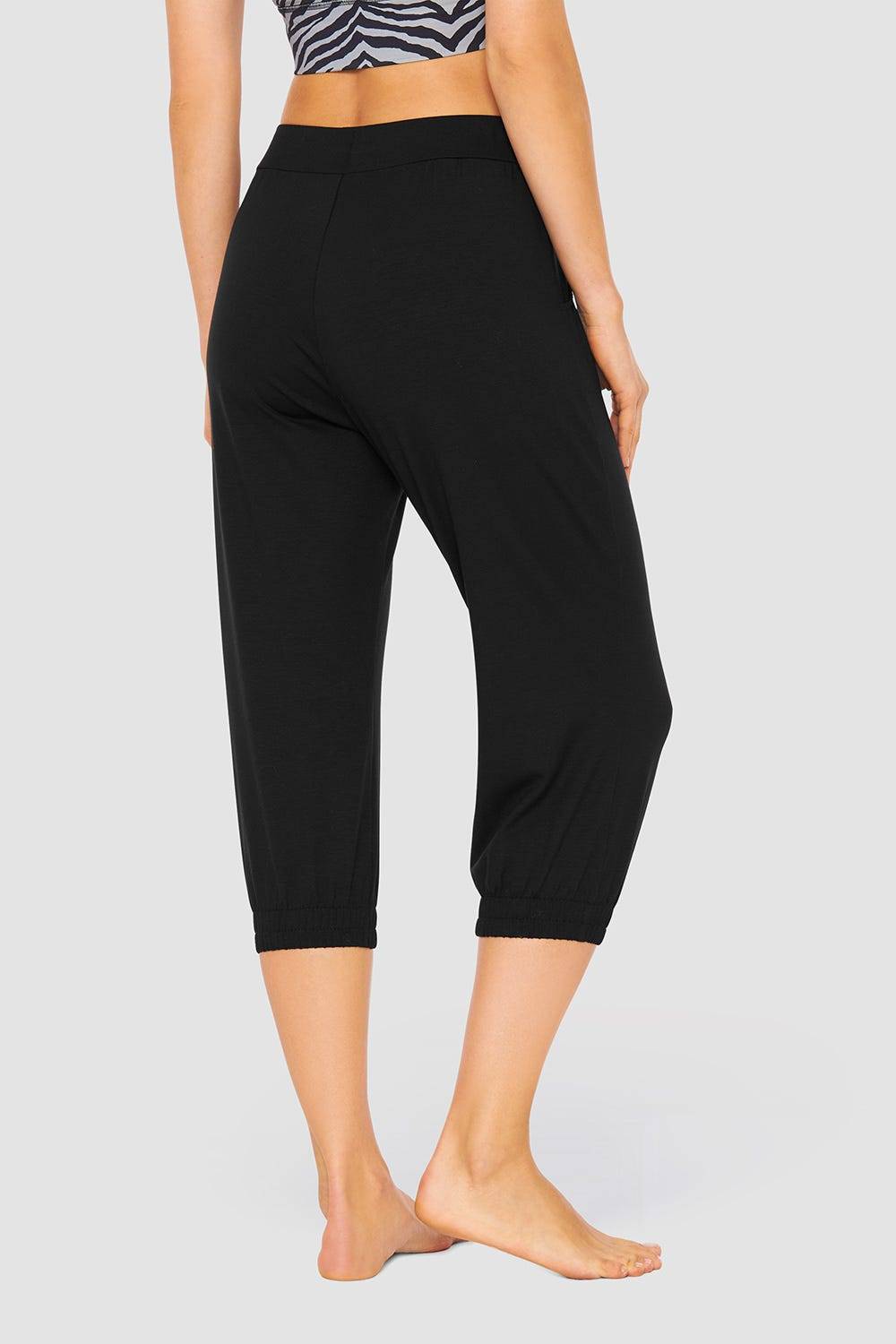 Rösch Y.U Yoga 3/4-Hose mit Taschen Loungewear Sport Mix &amp; Match Materialmix Valentinstagsangebot