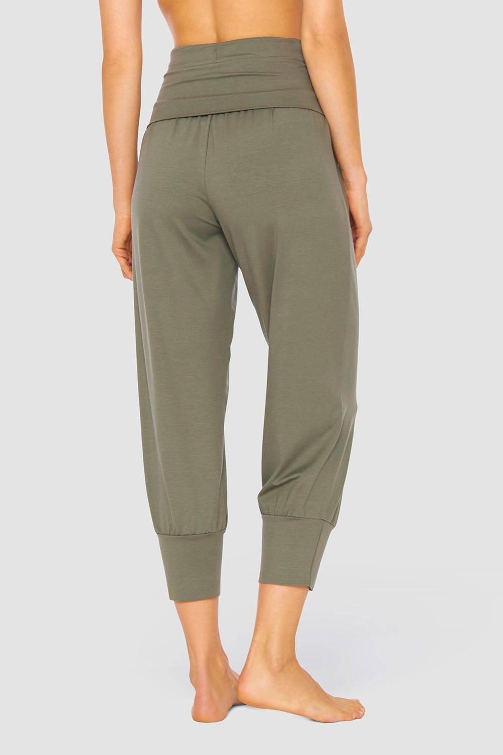 Rösch Y.U Yoga 7/8-Hose im Harem-Stil Loungewear Sport Mix &amp; Match Materialmix Jubiläumsangebot