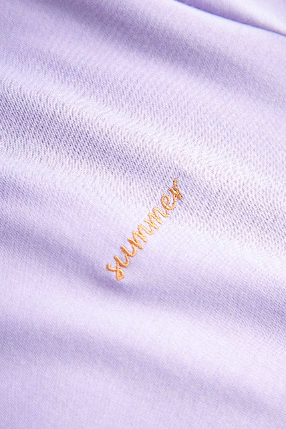 Rösch T-Shirt mit Volants und Stickerei &quot;summer&quot; Mix &amp; Match Viskose/Elasthan Letzter Tag