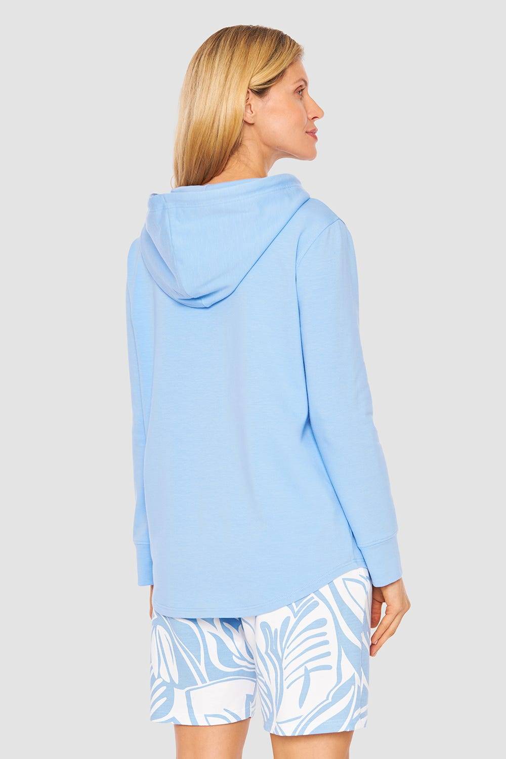 Rösch Jacke mit Kapuze und Reißverschluss Sweat Taschen Baumwolle/Elasthan Nur für heute