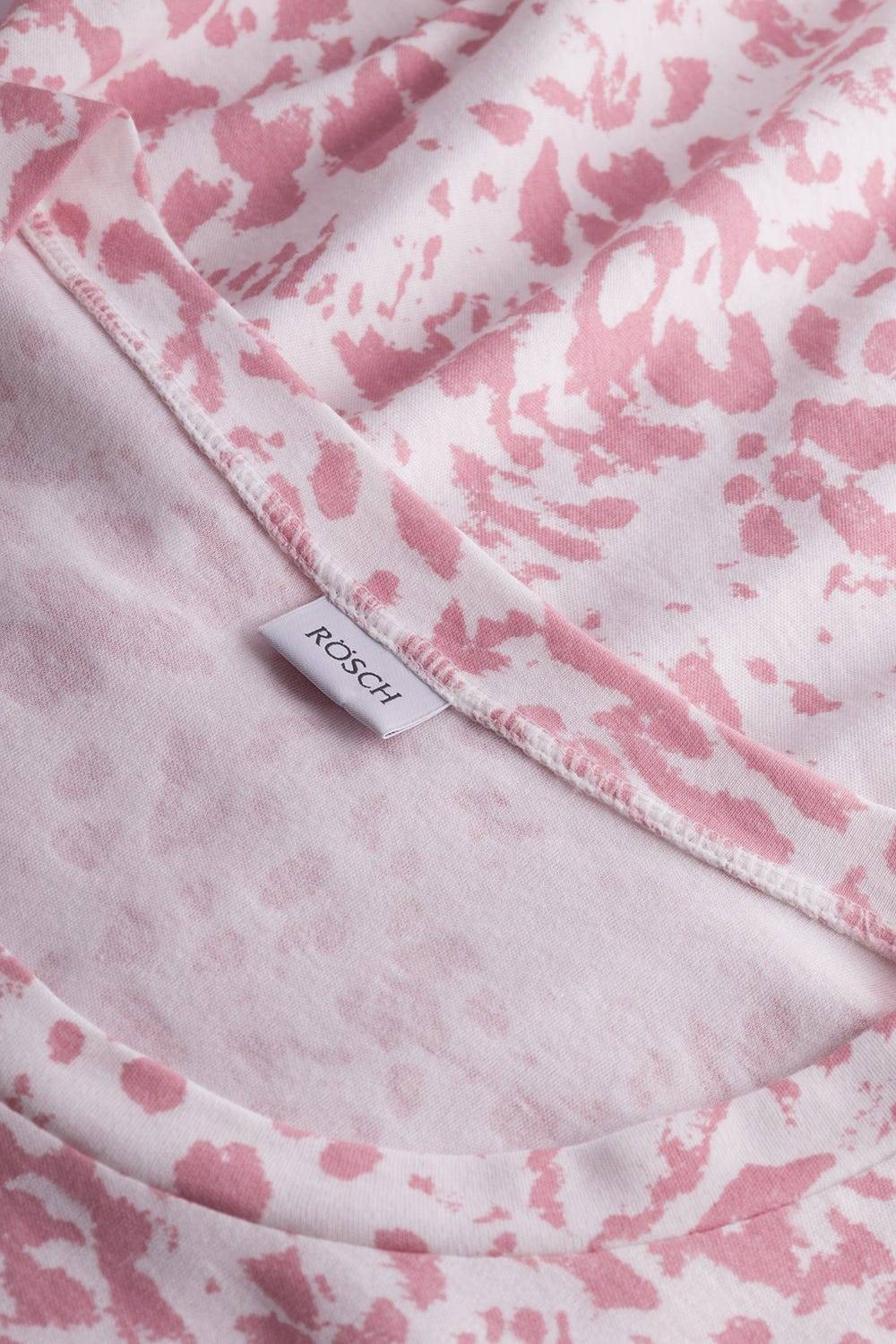 Rösch Pyjama im rosa Druck-Mix angerauht kuschelig 100% Baumwolle 50% Rabatt mit kostenlosem Versand