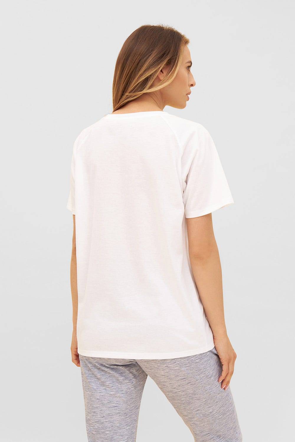 Rösch T-Shirt mit Motivdruck Robbe Raglan-Ärmel Mix &amp; Match 100% Bio-Baumwolle Fabrikverkauf