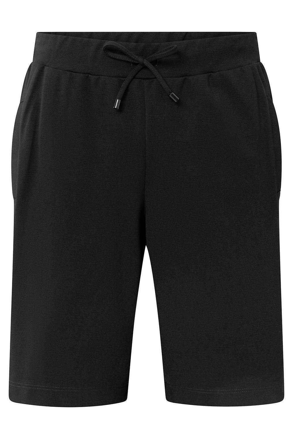 Rösch Herren Loungehose kurz mit Biese Jogginghose Lässig Materialmix Exklusivangebot