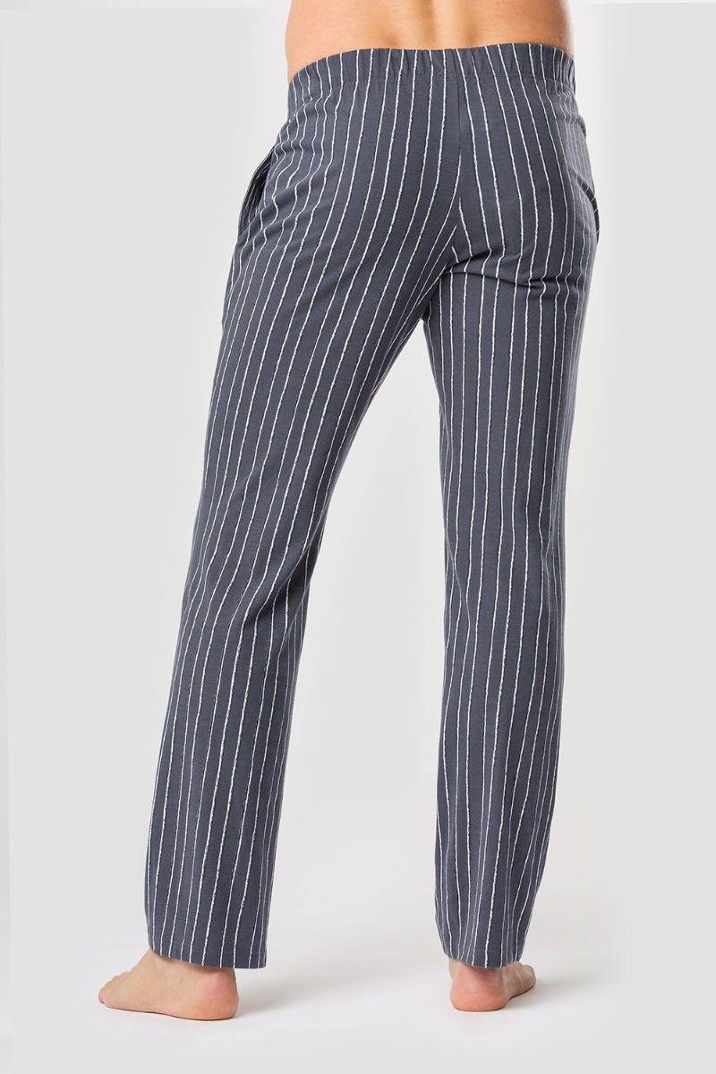 Rösch Herren Pyjamahose im klassischen Streifen-Druck 100% Baumwolle Saisonschlussverkauf