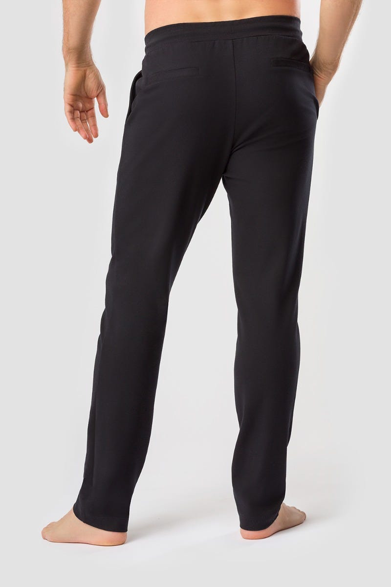 Rösch Herren Loungehose mit Biese Jogginghose Lässig Materialmix Black Friday
