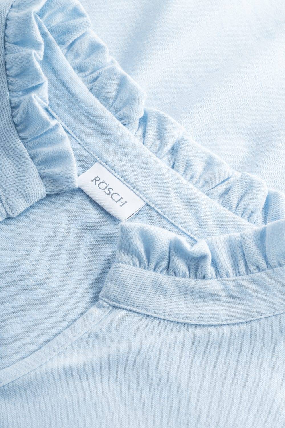 Rösch Pyjama mit Rüschen-Stehkragen Baumwolle/Modal Osterangebot