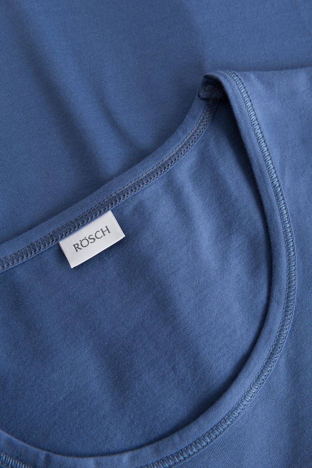 Rösch Pyjama mit verspieltem Hunde-Druck 7/8-Hose Blau Ziernähte 100% Baumwolle Neueste Stile