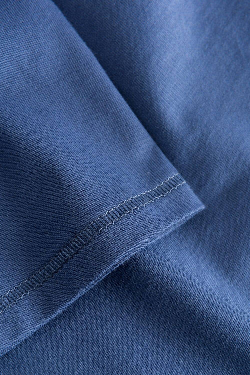 Rösch Pyjama mit verspieltem Hunde-Druck 7/8-Hose Blau Ziernähte 100% Baumwolle Neueste Stile