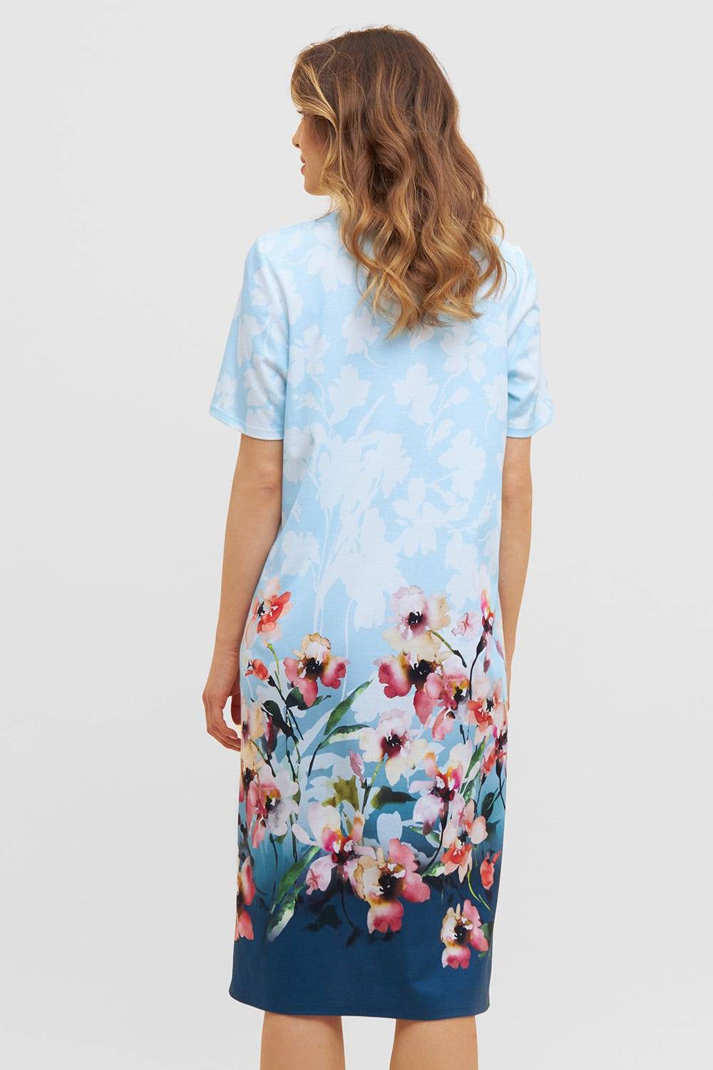 Rösch Nachtkleid mit platziertem Druck Kurzarm Baumwolle/Modal Letzte 2 Tage