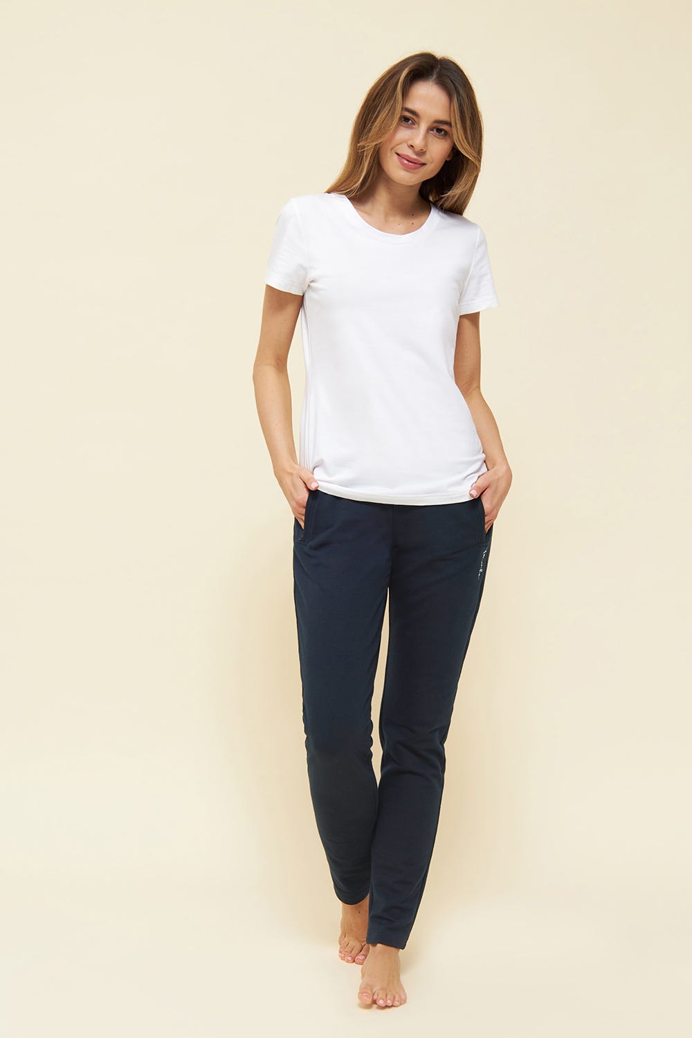 Rösch Basic Sweathose in Uni Jogginghose einfarbig Bio-Baumwolle/Elasthan thx Speichern exportieren