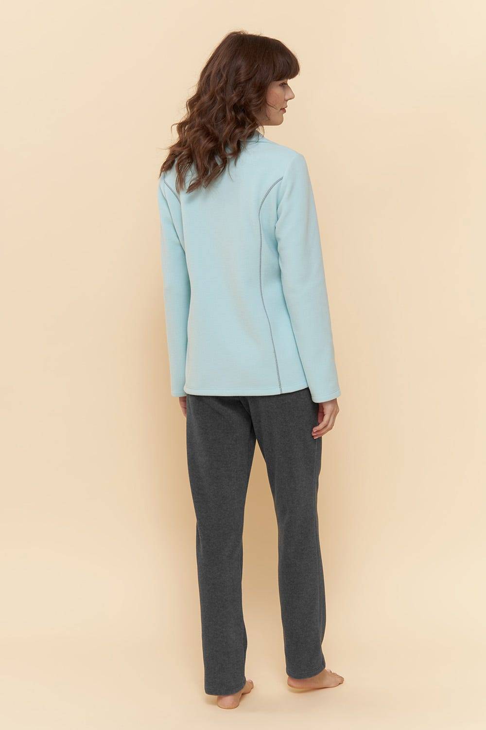 Rösch Hausanzug aus kuscheligem Fleece zollfrei