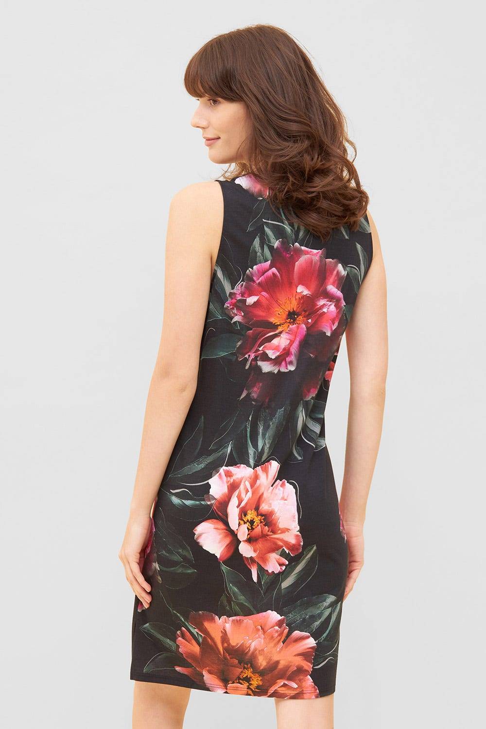 Rösch Nachtkleid im eleganten Blumendruck V-Ausschnitt Ärmellos Baumwolle/Modal Auslauf