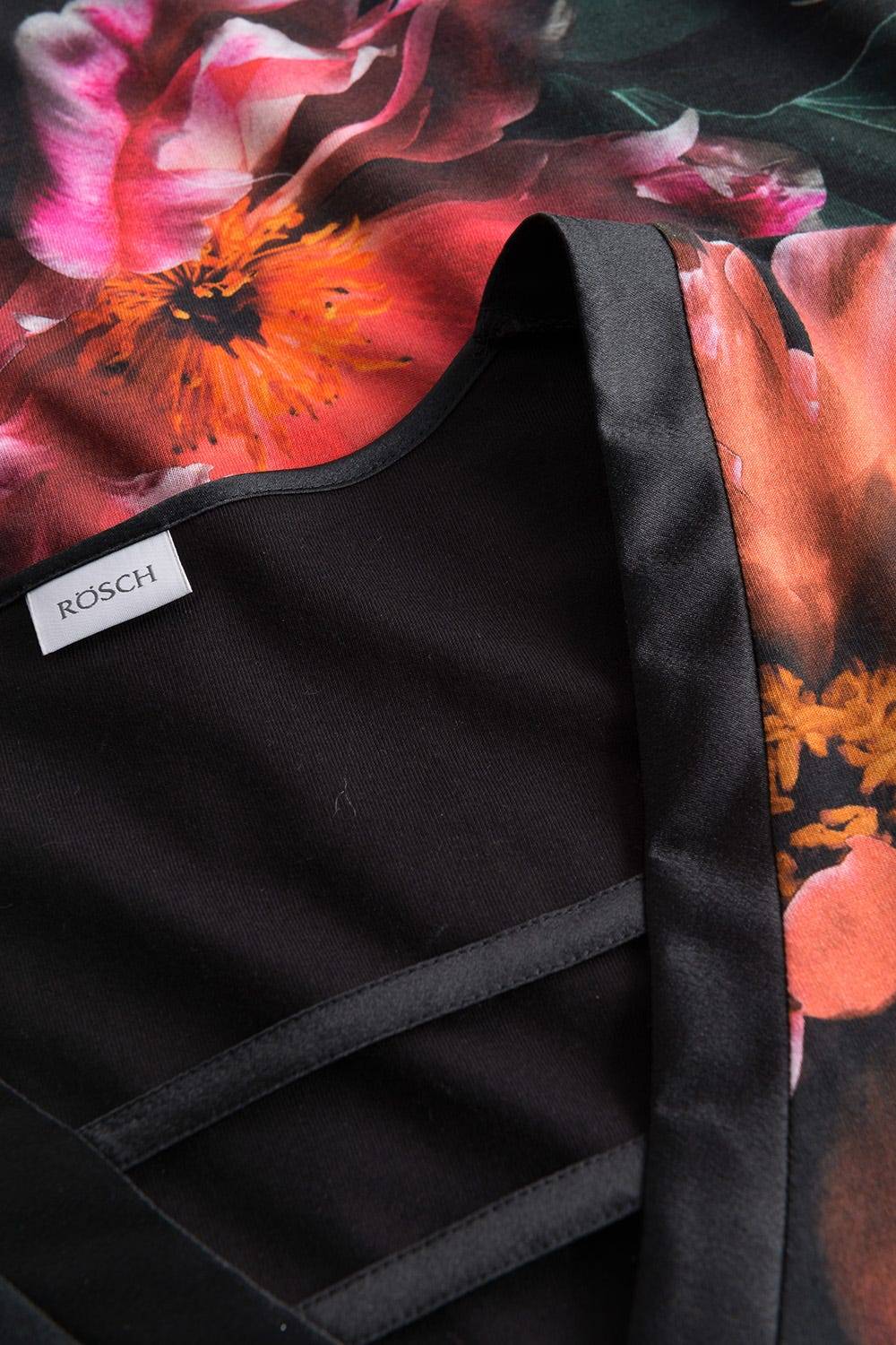 Rösch Pyjama im eleganten Blumendruck V-Ausschnitt Baumwolle/Modal Angebote