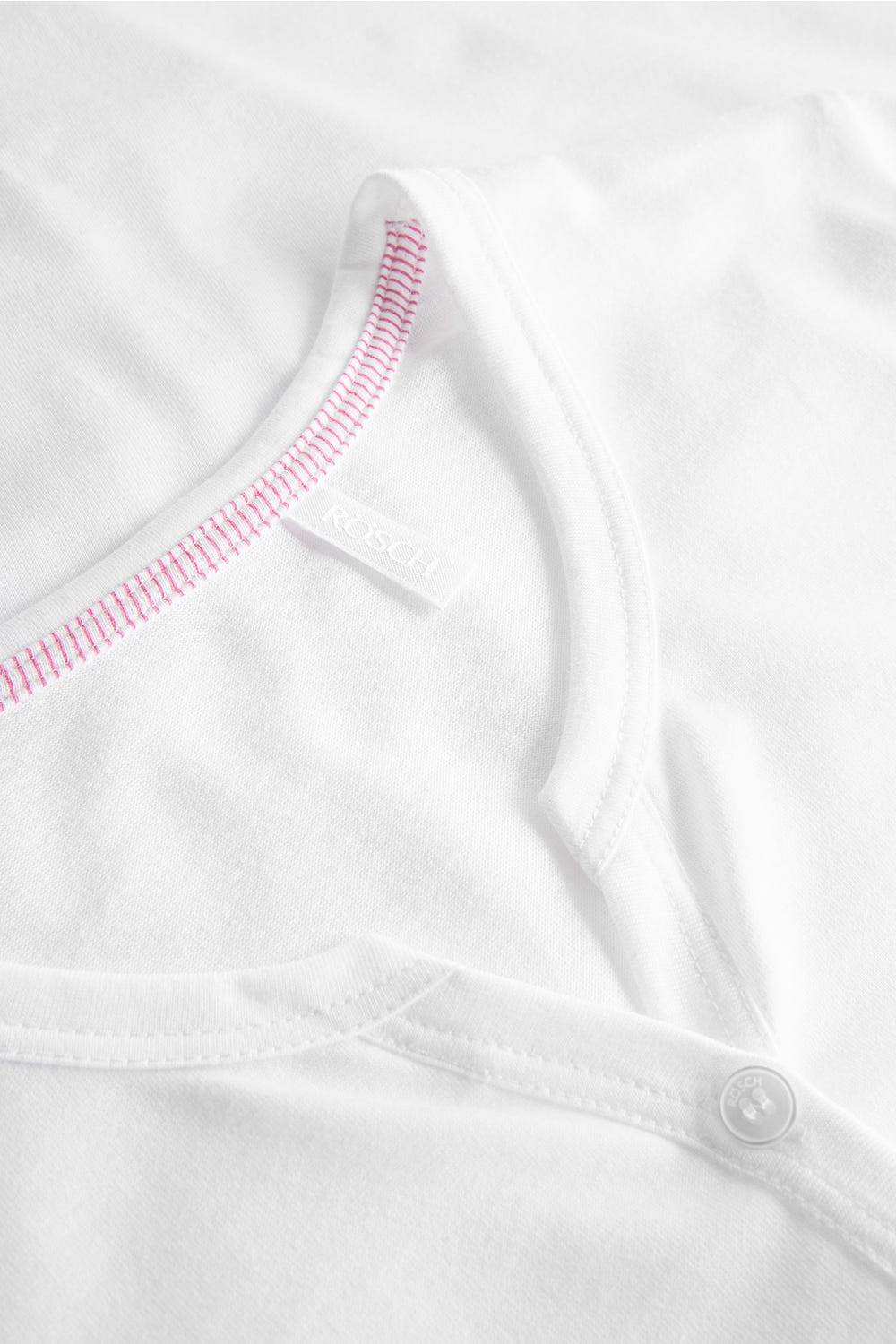 Rösch Pyjama mit Blütendruck 3/4-Ärmel 100% Baumwolle im Angebot