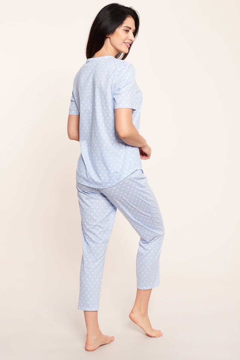 Rösch Pyjama im Mustermix Punkte Streifen verspielt 100% Baumwolle 1884144 Begrenztes Angebot