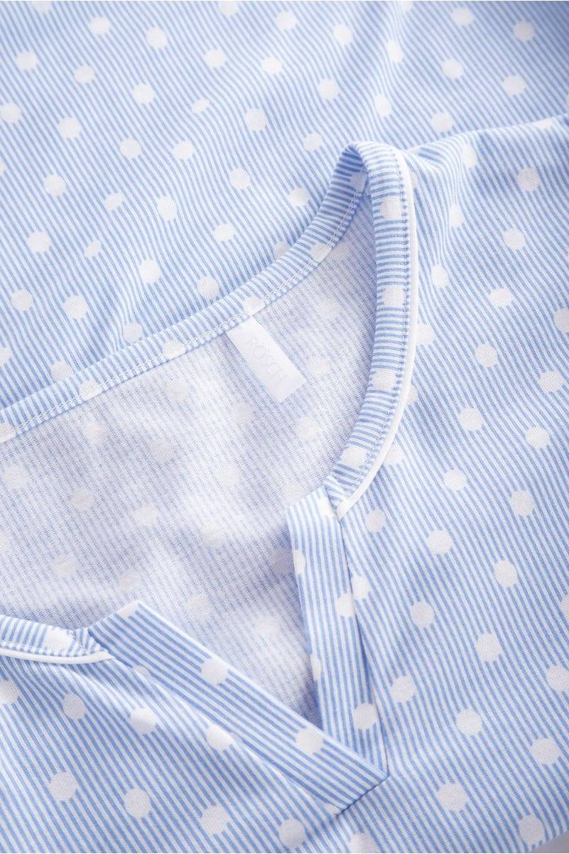Rösch Pyjama im Mustermix Punkte Streifen verspielt 100% Baumwolle 1884144 Begrenztes Angebot