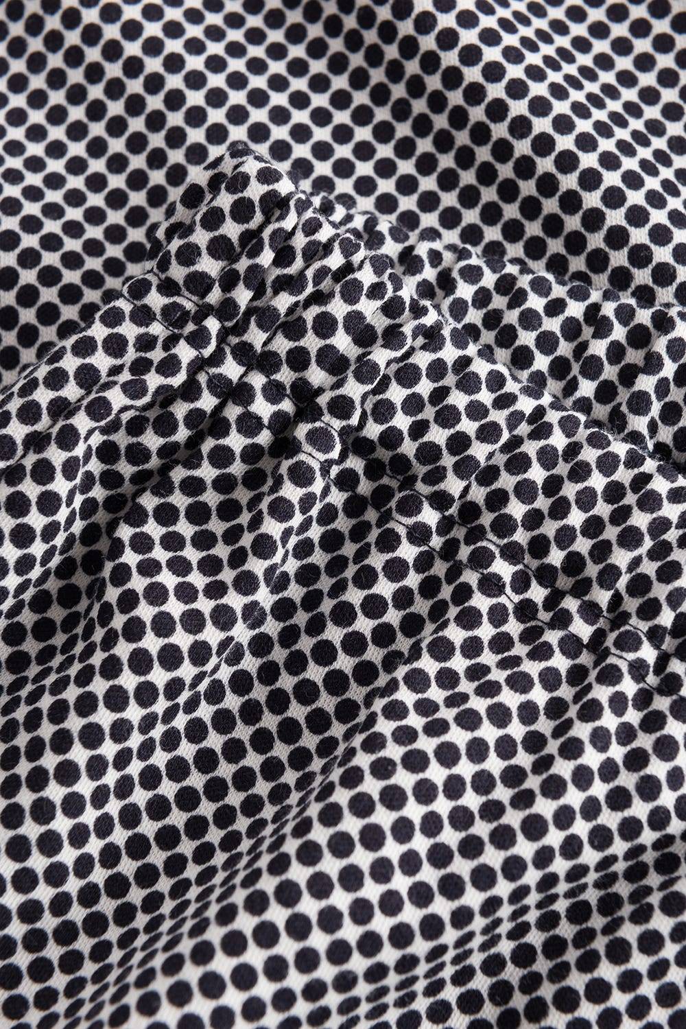 Rösch Pyjama mit Punktedruck dezent pastellfarben 100% Baumwolle Black Friday